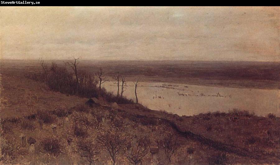 Levitan, Isaak The Flub Sura of the high bank